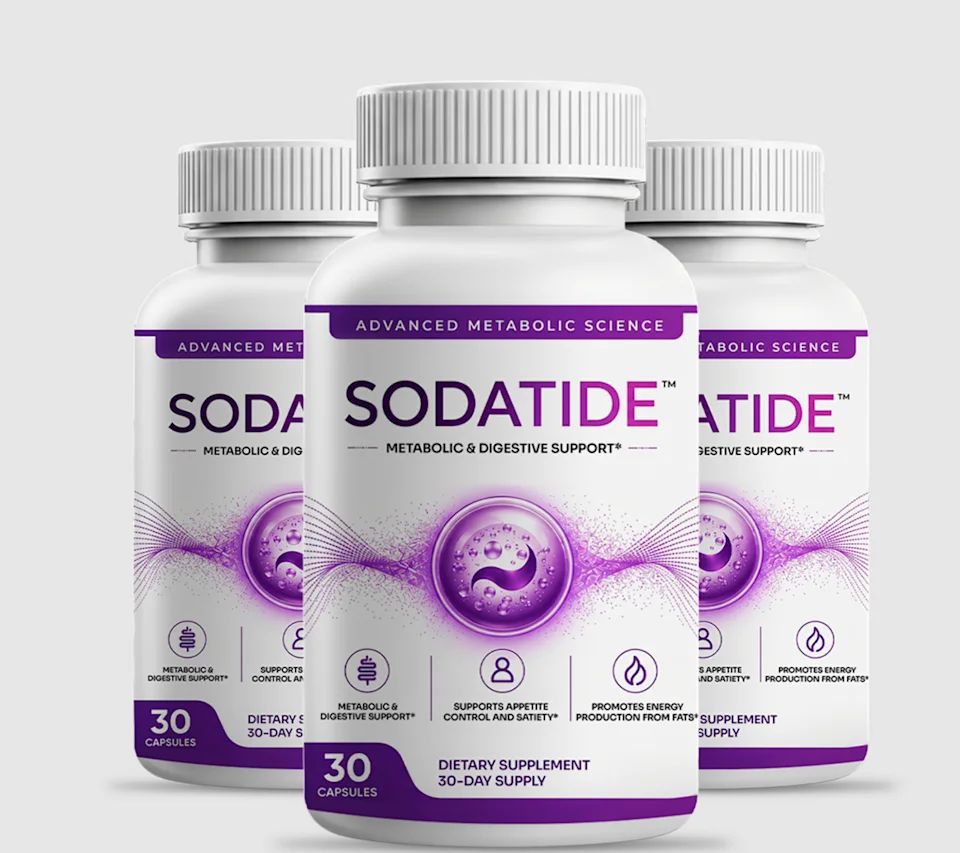SodaTide Capsules product bottles